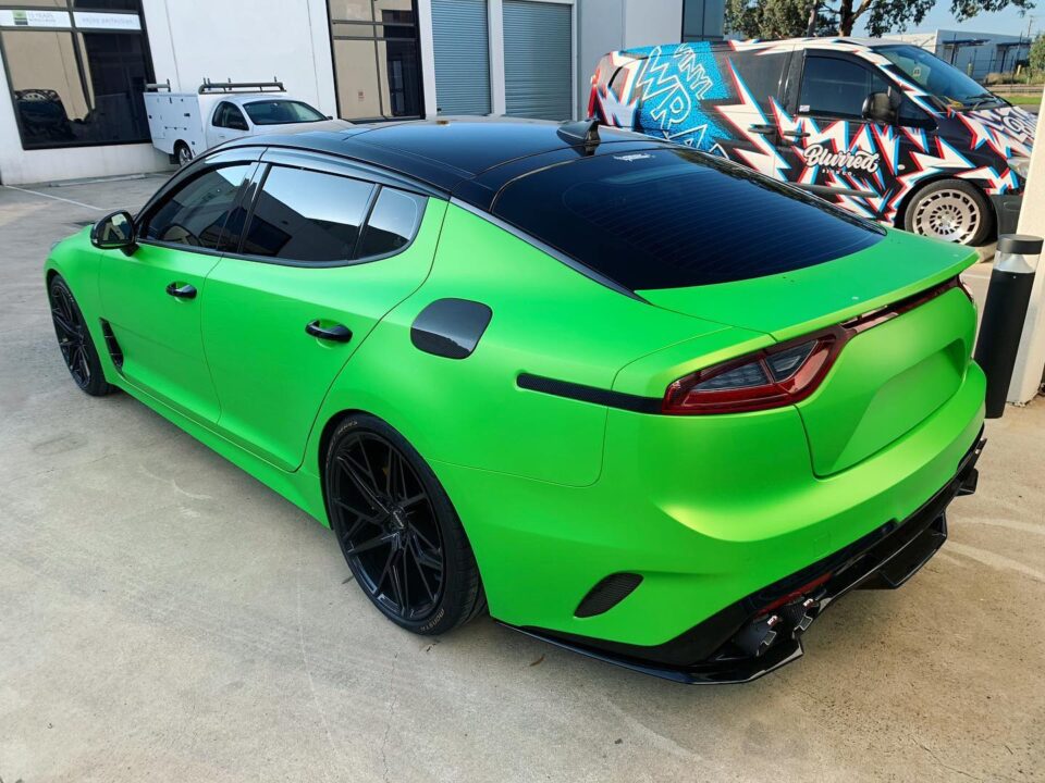 Hexis Skintac HX20228M Wasabi Green Matt - Zielone Wasabi Niemetalik Mat - obrazek 11