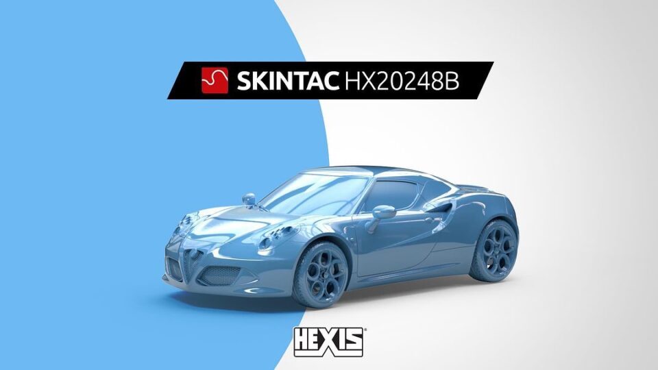 Hexis Skintac HX20284B Niagara Blue Gloss - Niebieski Wodospad Niemetalik Połysk - obrazek 2