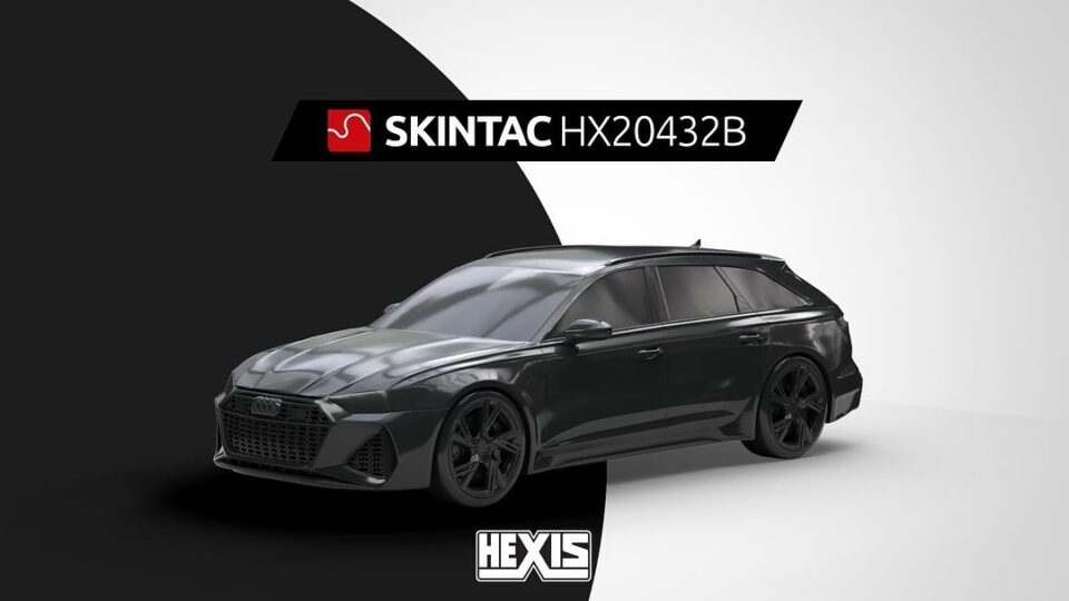 Hexis Skintac HX20432B Dark Grey Gloss - Ciemny Szary Niemetalik Połysk - obrazek 5