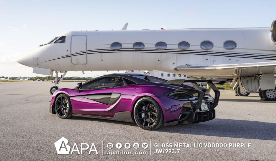 APA Wrapping Cast ULTRAJET-ULTRAGLOSS JW/993.7 Gloss Metal Voodoo Purpure  -  Voodoo Purpurowy Metalik Połysk (klej repozycjonowalny, wysoki połysk) - obrazek 15