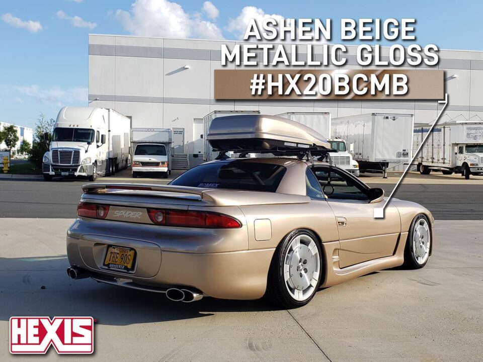 Hexis Skintac HX20BCMB Ashen Beige Metallic Gloss - Popielaty Beż Metalik Połysk - obrazek 7