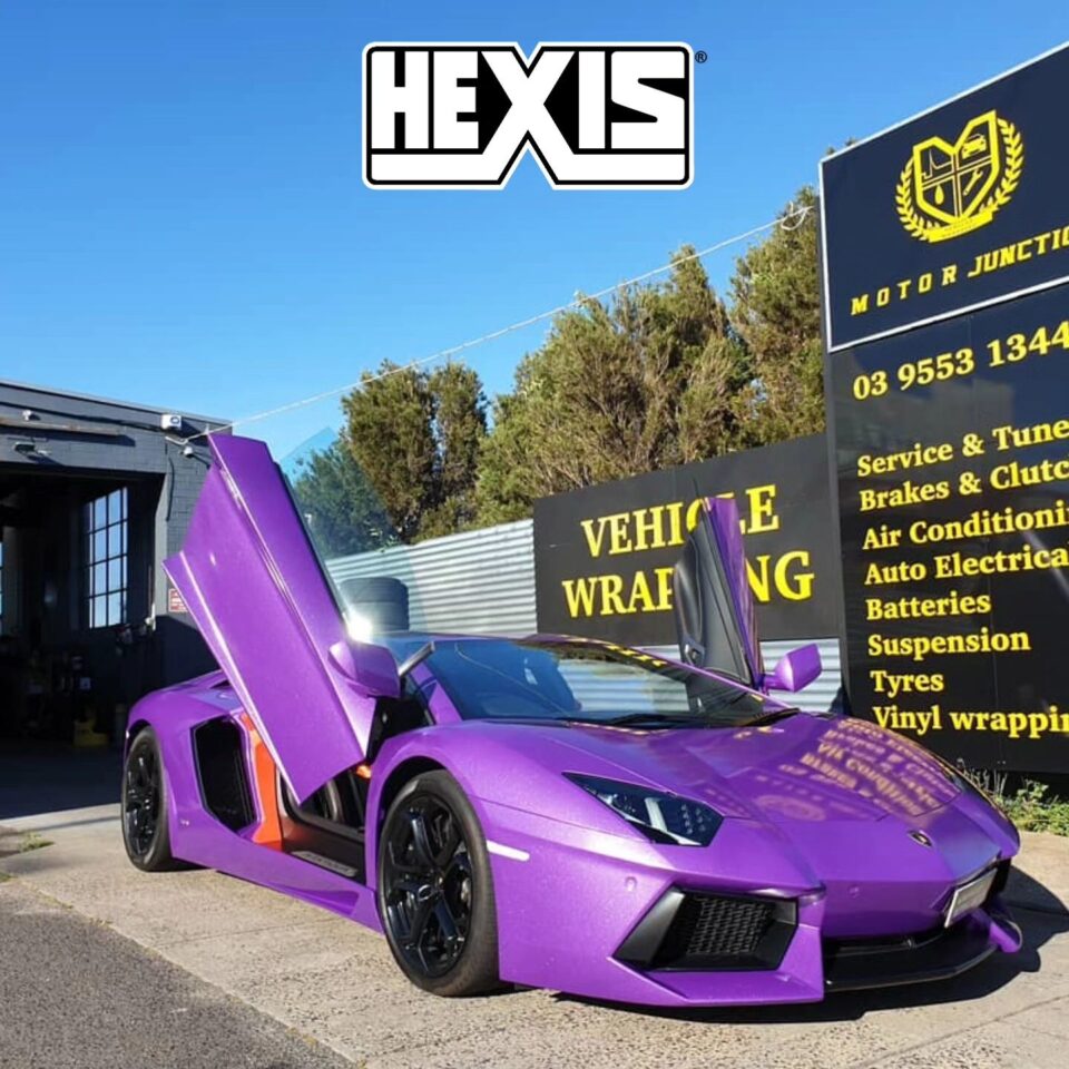 Hexis Skintac HX20VBYB Byzantine Violet Gloss - Bizantyjski Fioletowy Brokat Połysk - obrazek 29