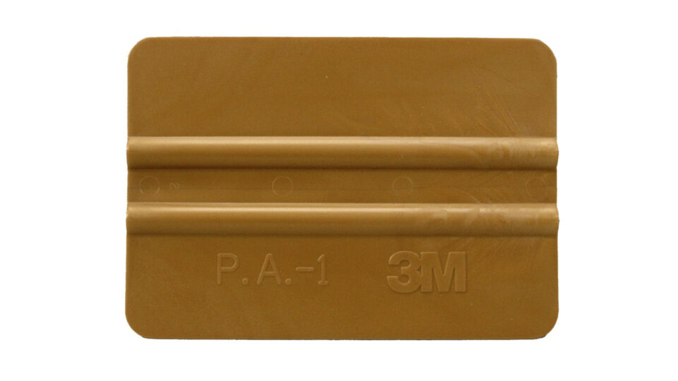 3M Squeegee Gold PA-1-G - Złota twarda rakla ( dla lepszego poślizgu na folii zalecamy dokupić odpowiedni filc ) - obrazek 2