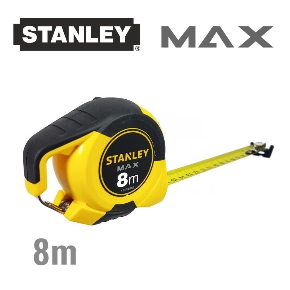 STANLEY 350-RM8 MAX Tape rule, professional 8m - Profesjonalna miarka - obrazek 2