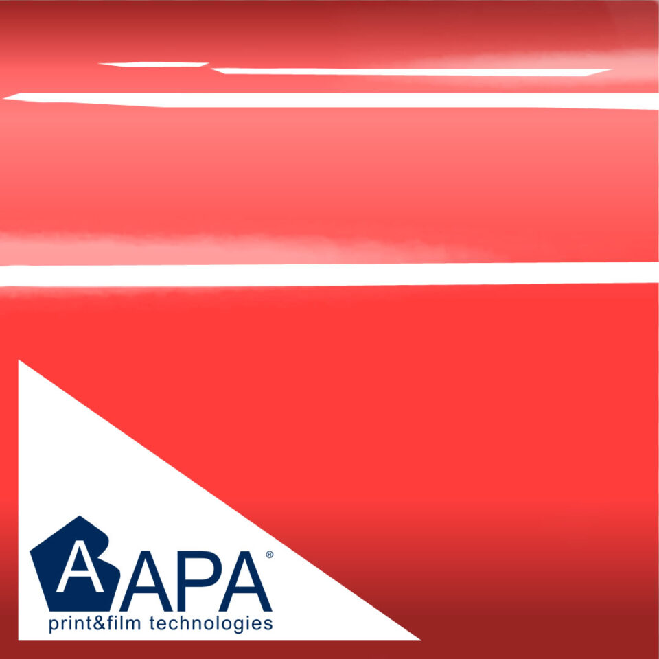 APA Wrapping Cast ULTRAJET-ULTRAGLOSS JW/R93 Coral Gloss - Koralowa Lava Połysk (klej repozycjonowalny, wysoki połysk) - obrazek 5